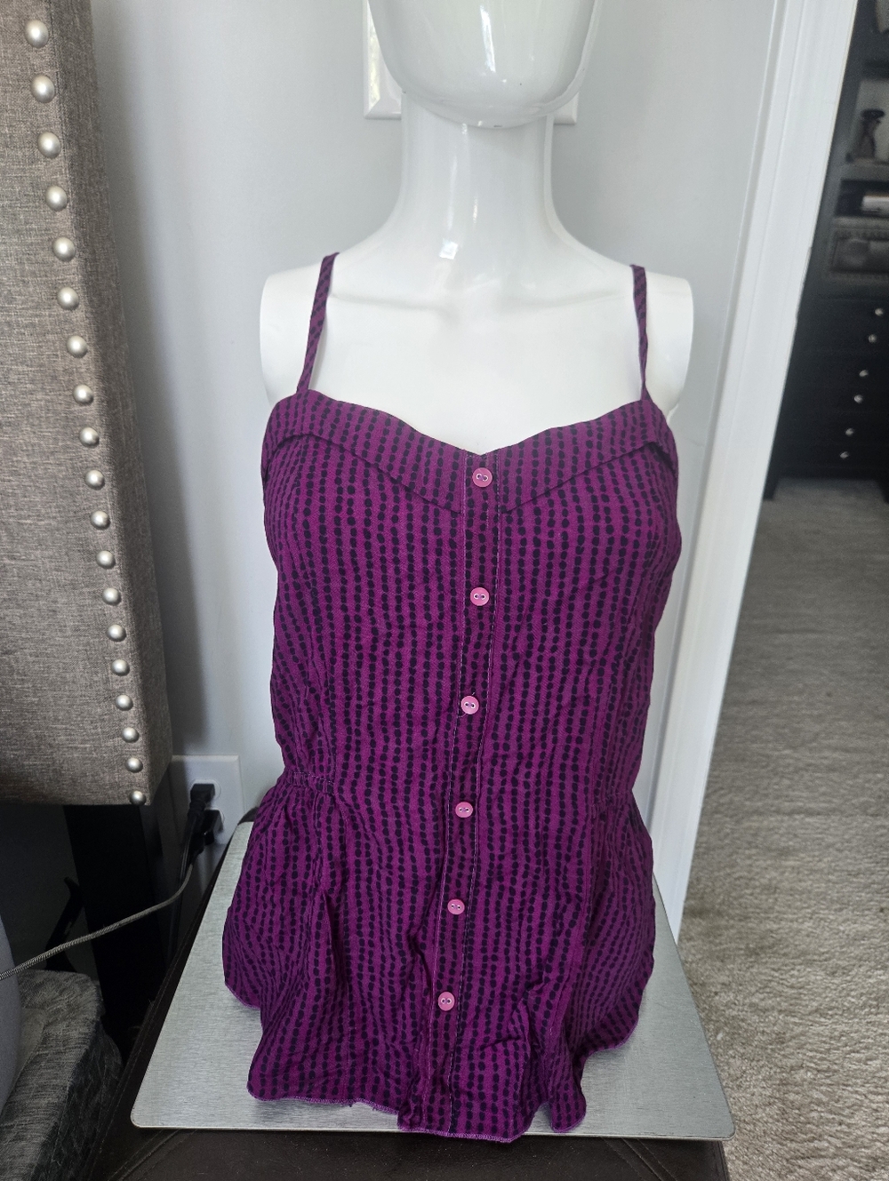 KIRRA/PACSUN Purple  Cami  Tank Top Size Large NWT